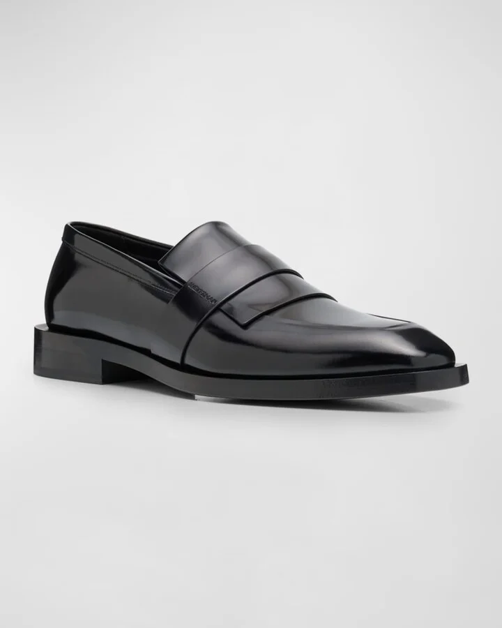 Men's Royce Kiltie Brushed Leather Penny Loafers - Image 5