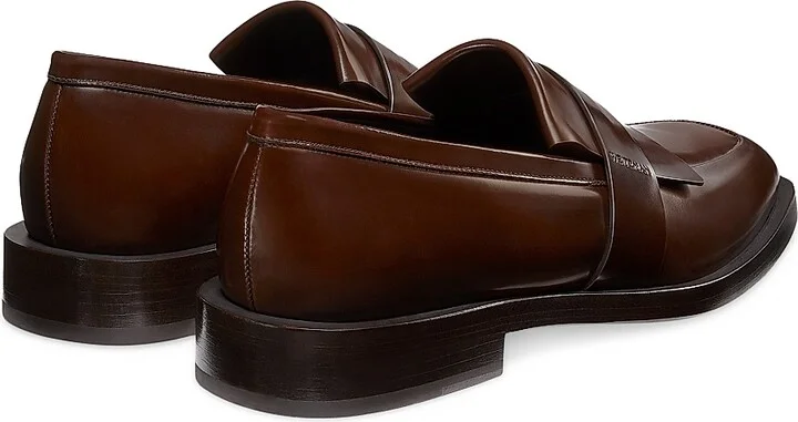 Men's Royce Kiltie Leather Loafers - Brown - Size 10 - Image 3