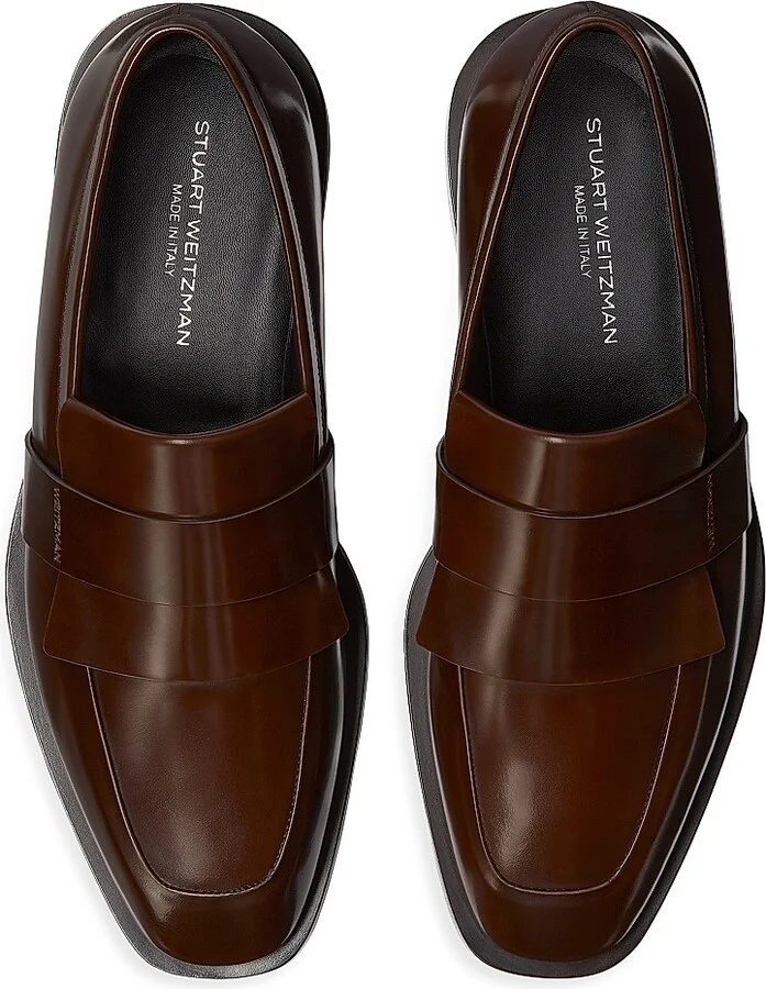Men's Royce Kiltie Leather Loafers - Brown - Size 10 - Image 4