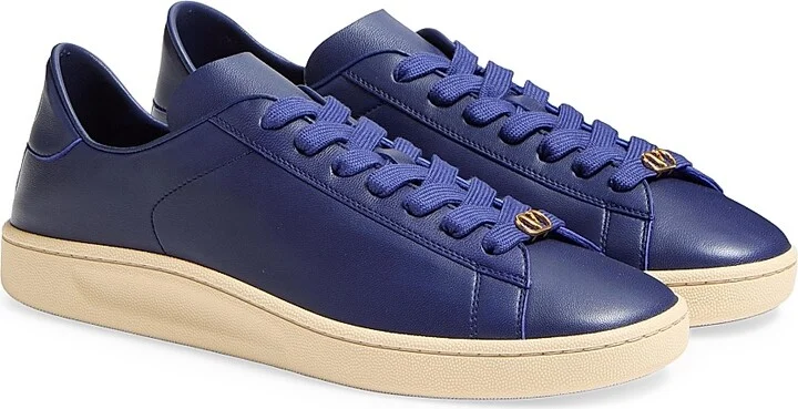 Men's Royco Sneakers in Nappa Calfskin - Indigo - Size 7 - Image 2