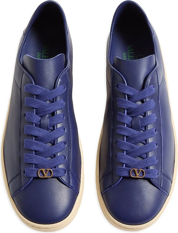 Men's Royco Sneakers in Nappa Calfskin - Indigo - Size 7 - Image 3
