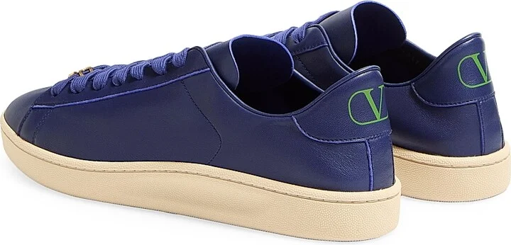 Men's Royco Sneakers in Nappa Calfskin - Indigo - Size 7 - Image 4