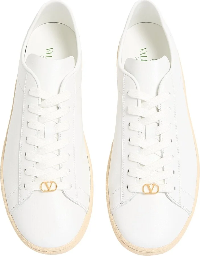 Men's Royco Sneakers in Nappa Calfskin - White - Size 9 - Image 4