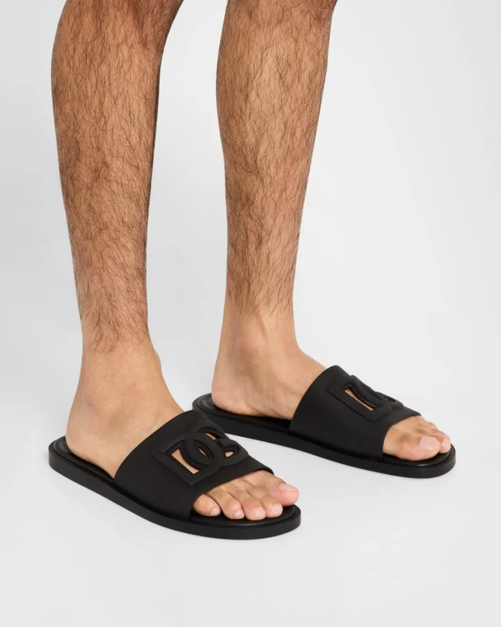 Men's Rubber Beachwear Pool Slides - Image 2