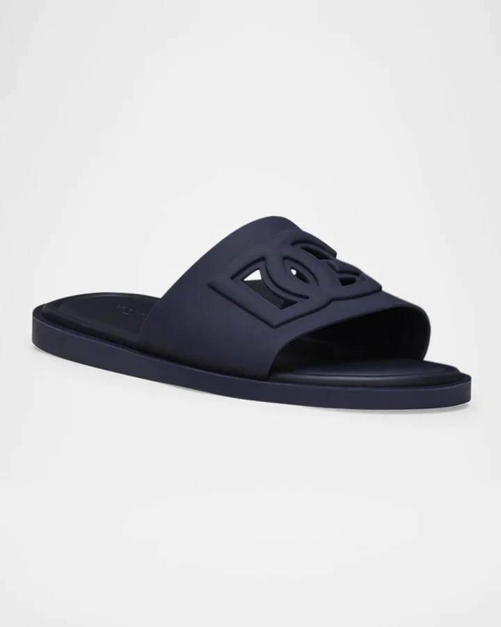 Men's Rubber Beachwear Pool Slides - Image 7