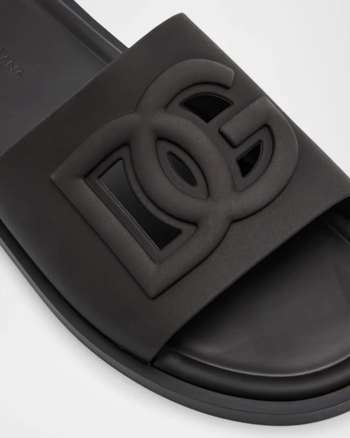 Men's Rubber Beachwear Pool Slides - Image 8