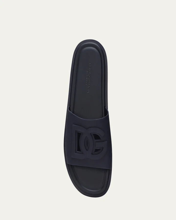 Men's Rubber Beachwear Pool Slides - Image 2