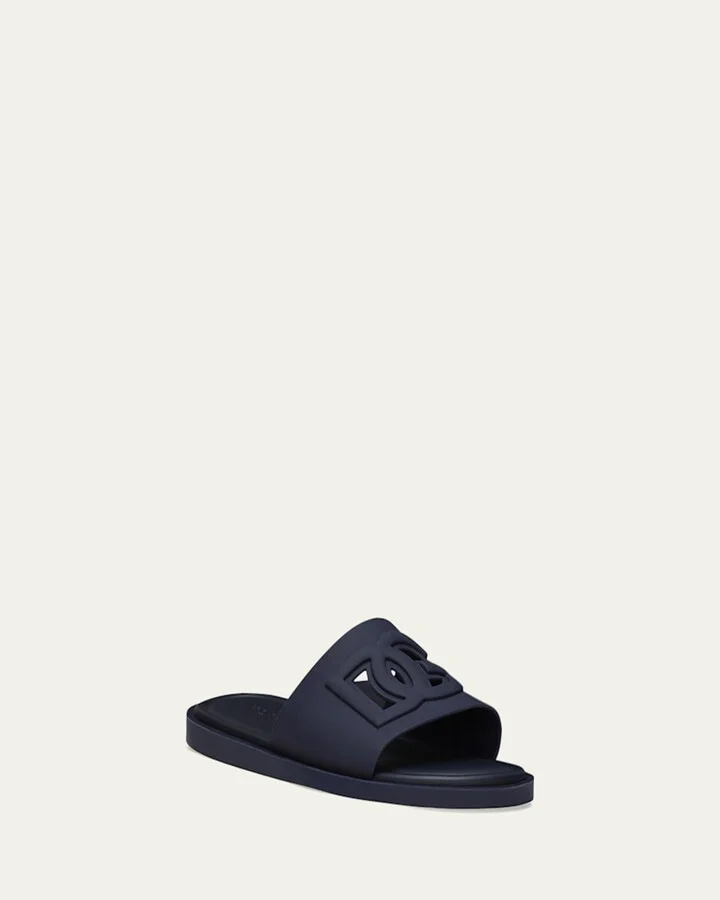 Men's Rubber Beachwear Pool Slides - Image 3