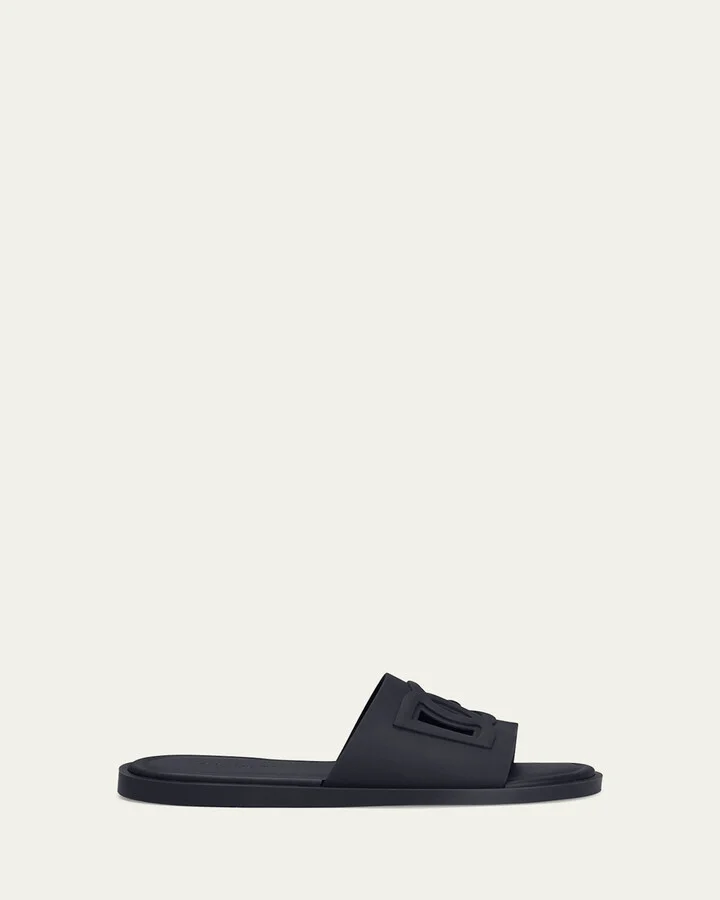 Men's Rubber Beachwear Pool Slides