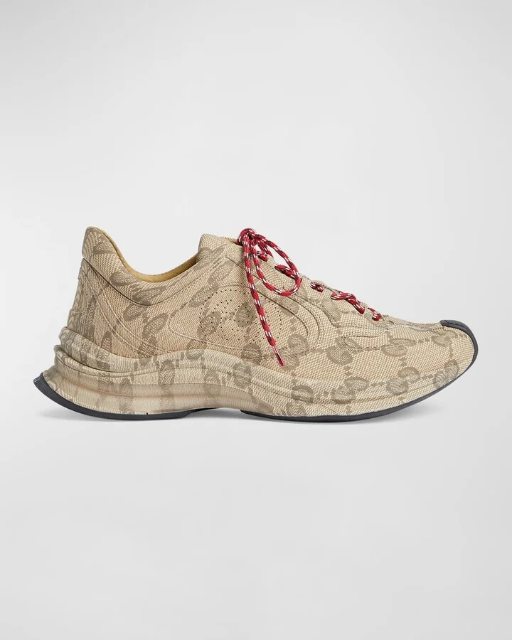 Men's Run Allover GG Fashion Sneakers