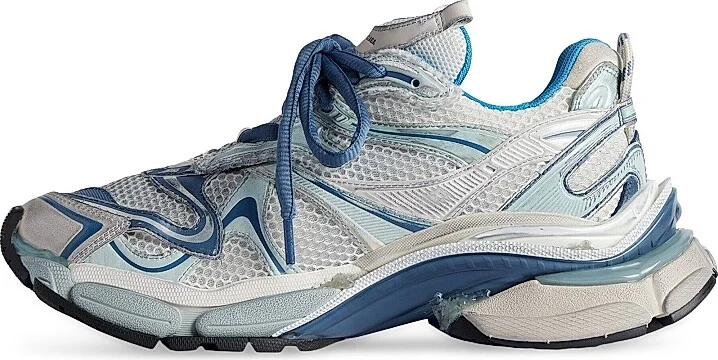 Men's Runner 2.0 Sneakers - White Blue - Size 6 - Image 5