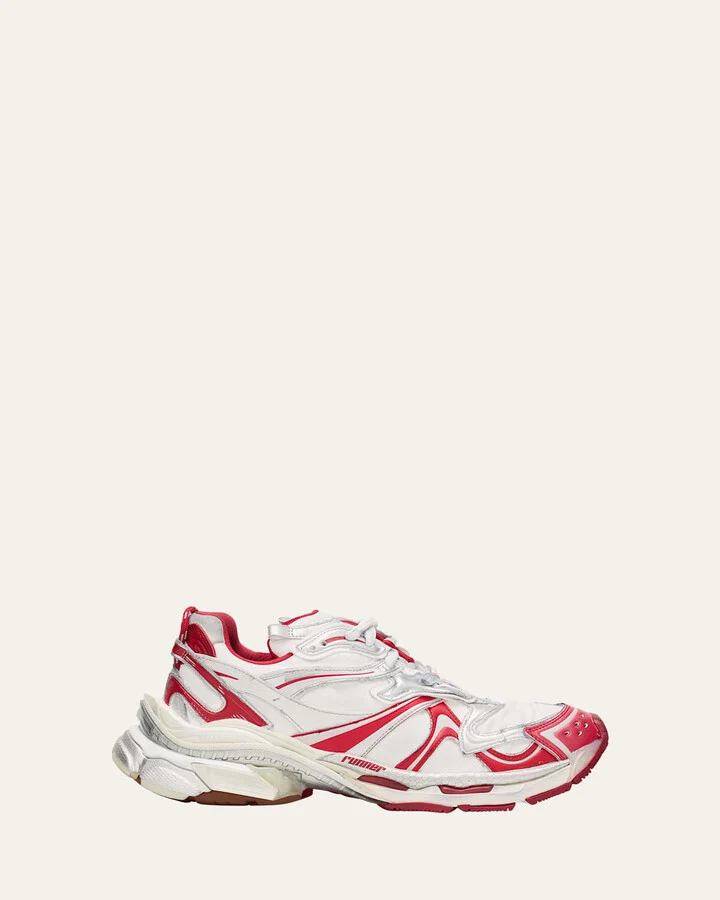 Grey/red