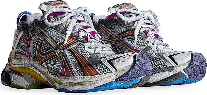 Men's Runner Gradient Sneakers - Grey - Size 7 - Image 2