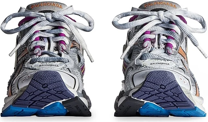 Men's Runner Gradient Sneakers - Grey - Size 7 - Image 4