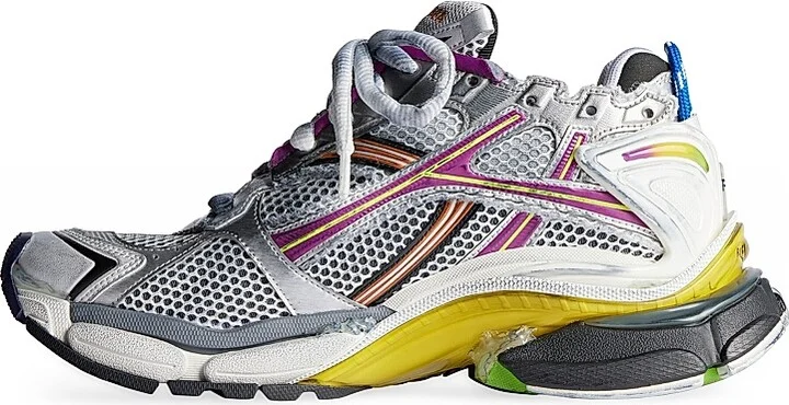 Men's Runner Gradient Sneakers - Grey - Size 7 - Image 6
