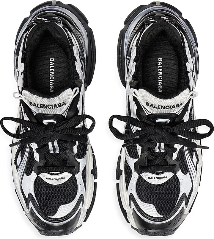 Men's Runner Gradient Sneakers - Grey - Size 7 - Image 11