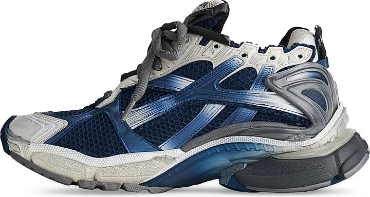 Men's Runner Gradient Sneakers - Navy Grey - Size 10 - Image 6