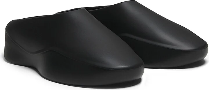 Men's Runner Rubber Mules - Black - Size 7 - Image 2