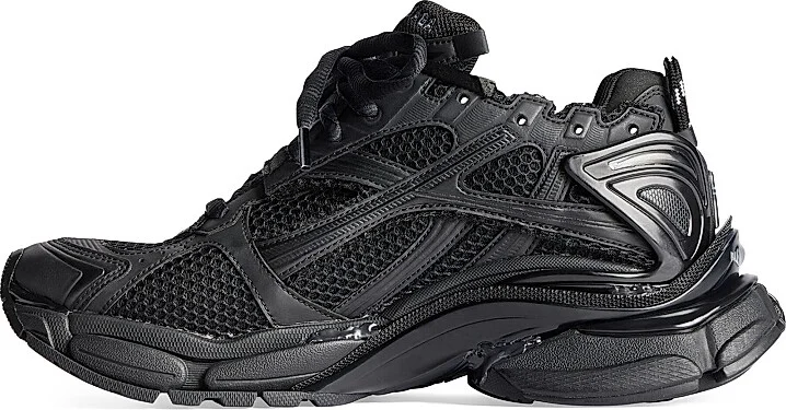 Men's Runner Sneakers - Black - Size 7 - Image 6