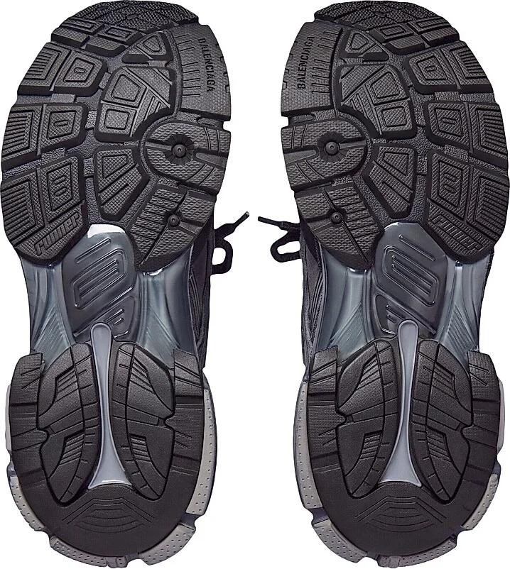 Men's Runner Sneakers - Grey - Size 6 - Image 7