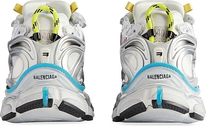 Men's Runner Sneakers - Multicolored - Size 8 - Image 3