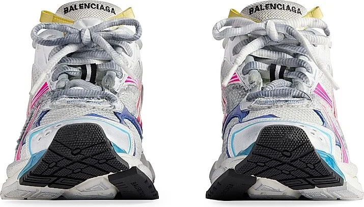 Men's Runner Sneakers - Multicolored - Size 8 - Image 4