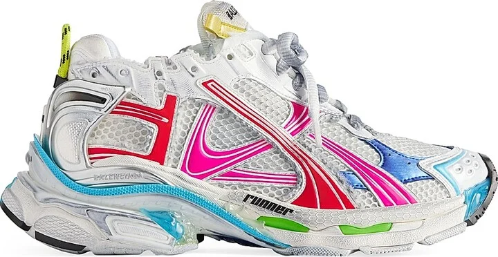 Men's Runner Sneakers - Multicolored - Size 8