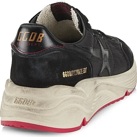 Men's Running Sole Low-Top Sneakers - Black - Size 9 - Image 3