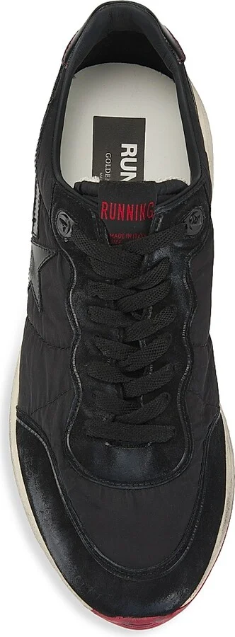 Men's Running Sole Low-Top Sneakers - Black - Size 9 - Image 5