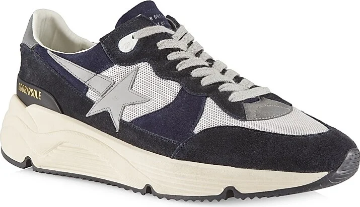 Men's Running Sole Low-Top Sneakers - Silver Blue Grey - Size 10 - Image 2