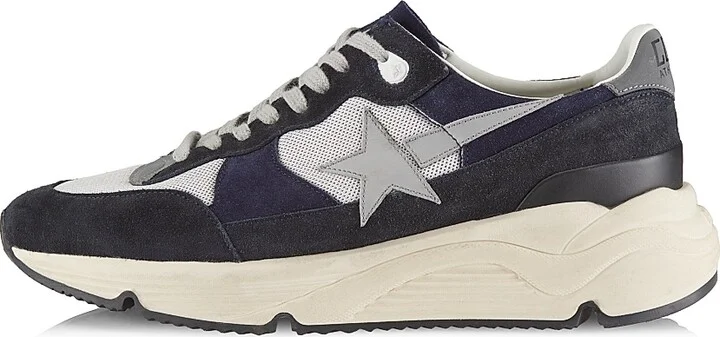 Men's Running Sole Low-Top Sneakers - Silver Blue Grey - Size 10 - Image 6
