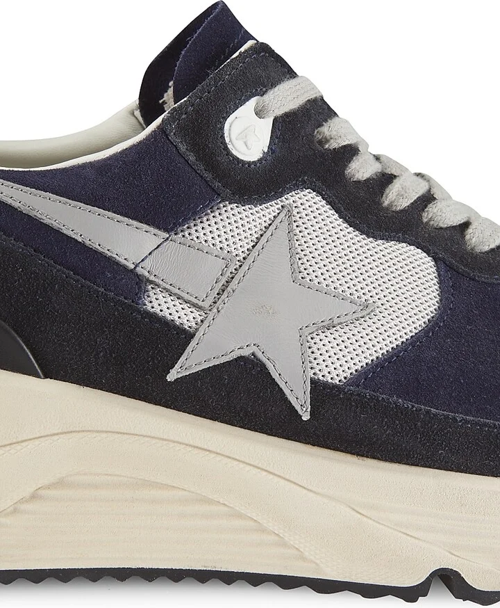 Men's Running Sole Low-Top Sneakers - Silver Blue Grey - Size 10 - Image 7