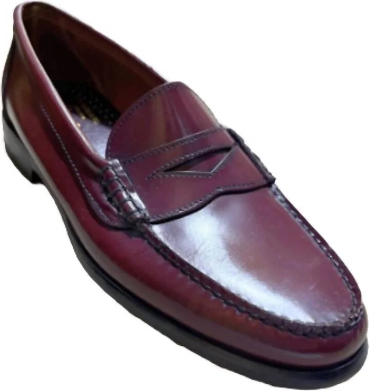Men's Russell Loafer In Burgundy