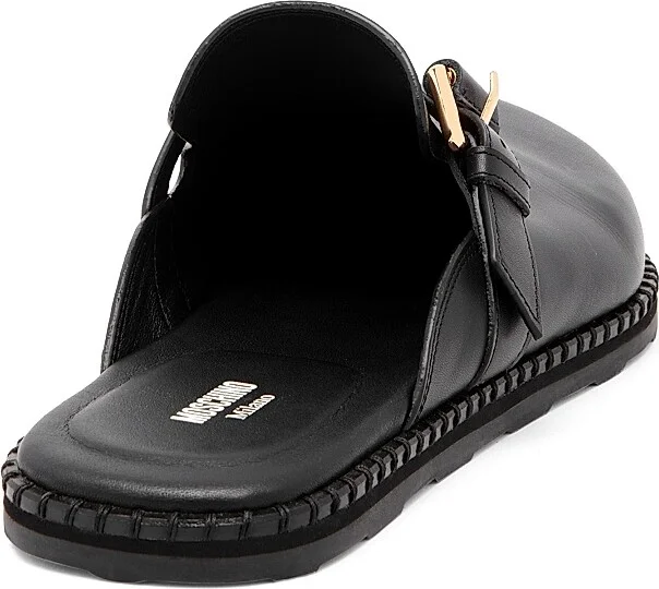 Men's Sabot Slip-On Shoes - Black - Size 8 - Image 3
