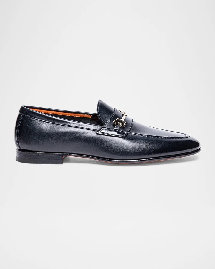 Men's Saddle Leather Bit Loafers