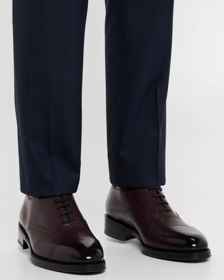 Men's Sadhy-L Cap-Toe Leather Derby Shoes - Image 2