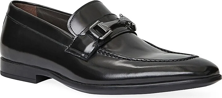 Men's Saffo Leather Loafers - Black - Size 7.5 - Image 2