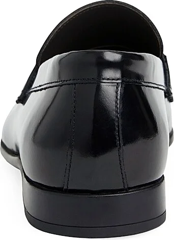 Men's Saffo Leather Loafers - Black - Size 7.5 - Image 3