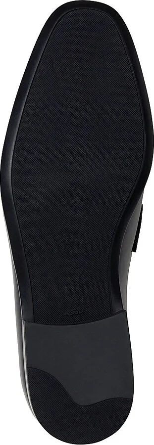 Men's Saffo Leather Loafers - Black - Size 7.5 - Image 5