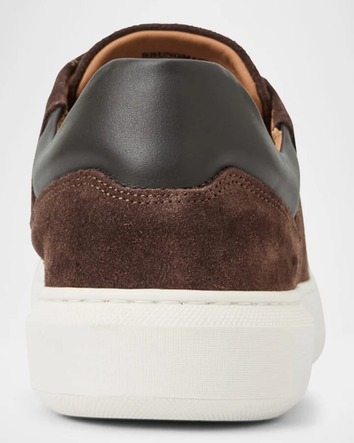 Men's Salvatore Low-Top Suede Sneakers - Image 2