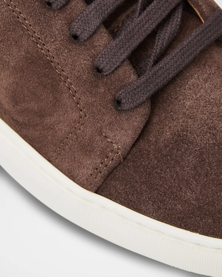Men's Salvatore Low-Top Suede Sneakers - Image 3