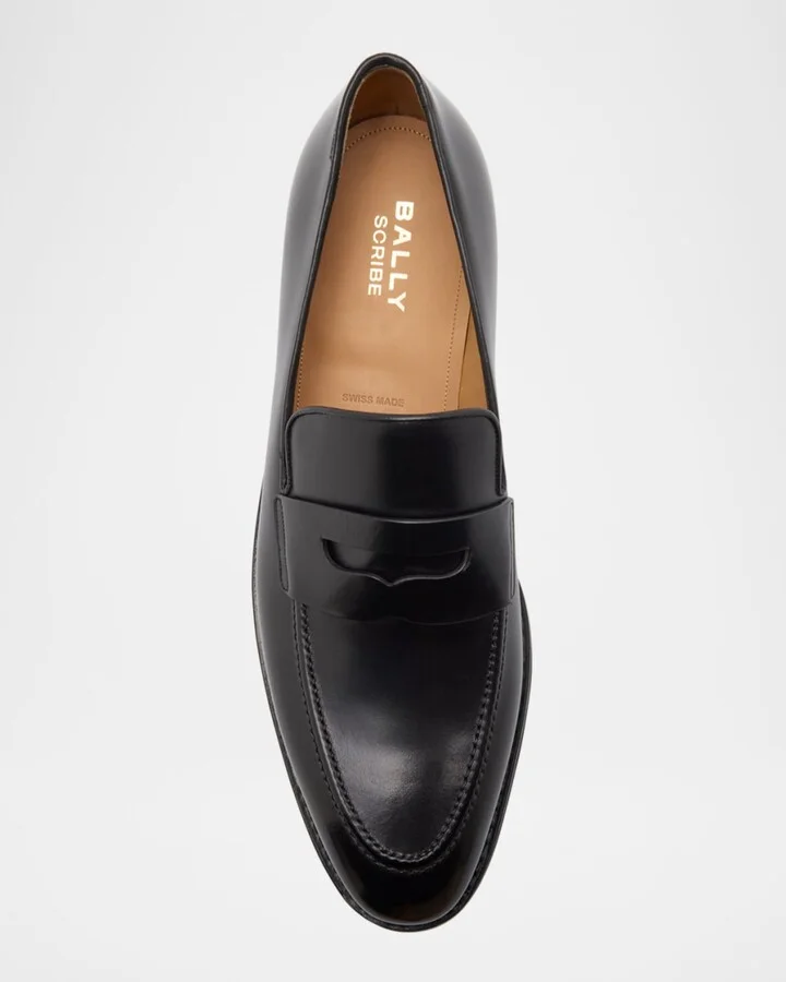 Men's Samius Leather Penny Loafers - Image 4