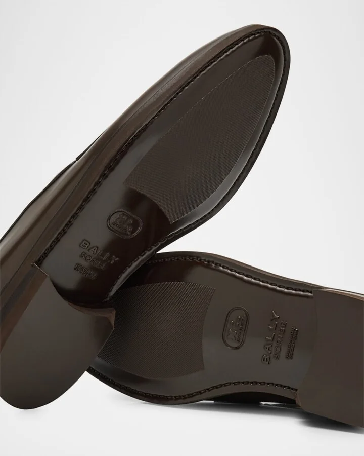 Men's Samius Leather Penny Loafers - Image 3