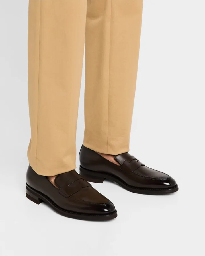 Men's Samius Leather Penny Loafers - Image 5