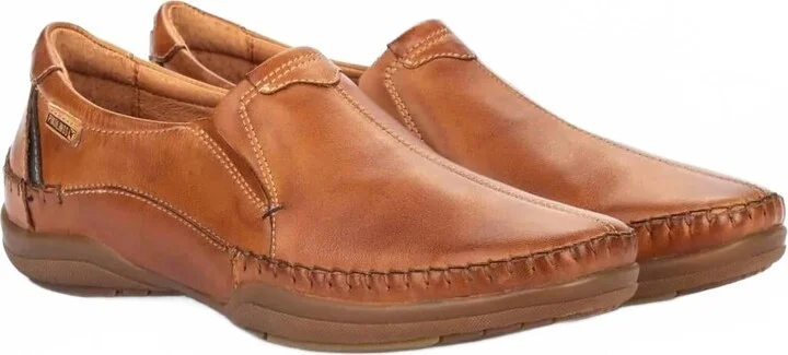 Men's San Telmo Slip-On Shoes In Brandy Leather