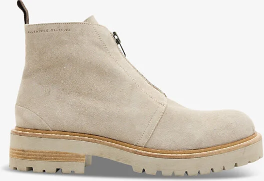 Mens Sand Master Zip-Up Suede Ankle Boots Eur 43 / 9 Uk Men