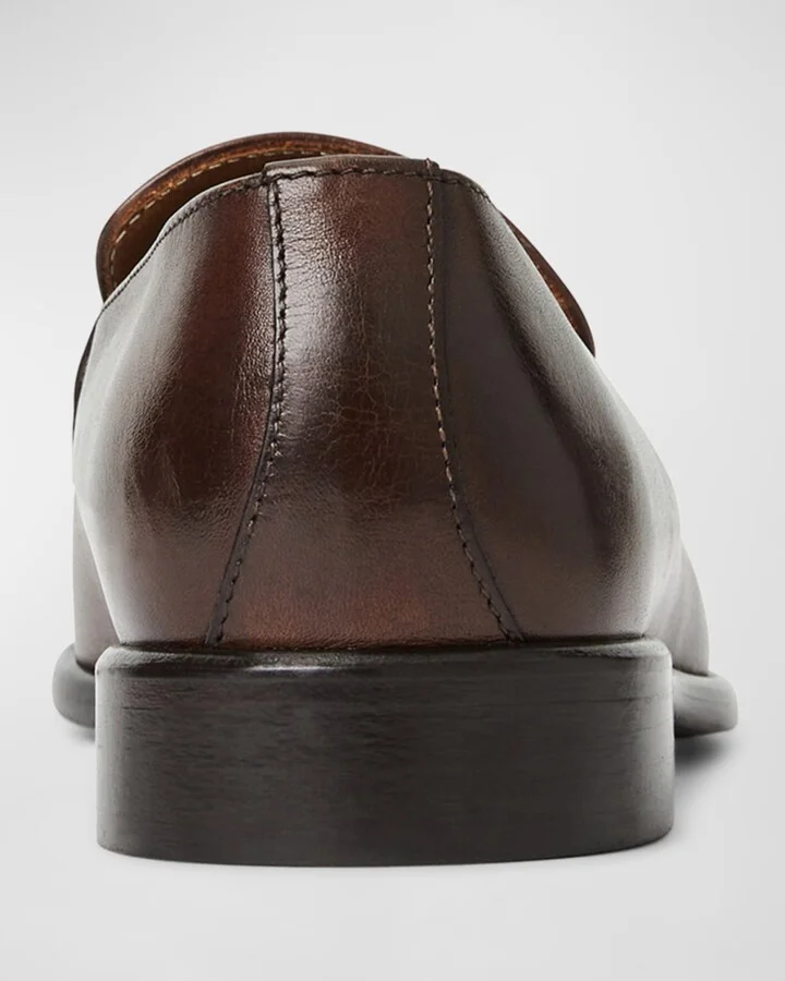 Men's Sante Double-Gore Leather Bit Loafers - Image 2