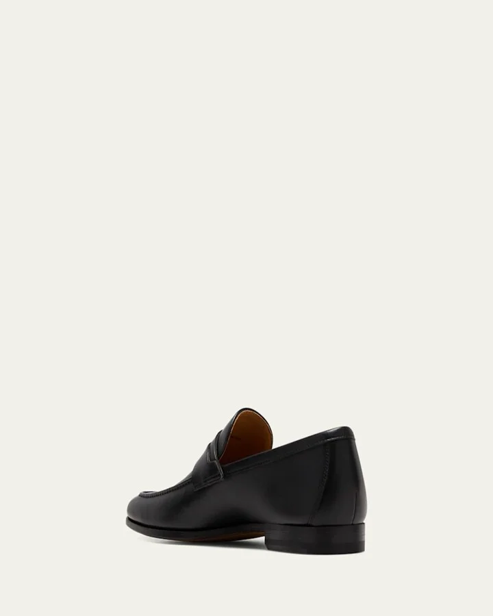 Men's Sasso Leather Penny Loafers - Image 4
