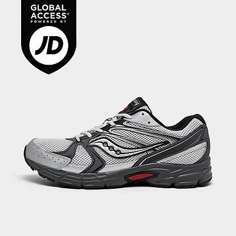 Silver/Dark Grey/Red