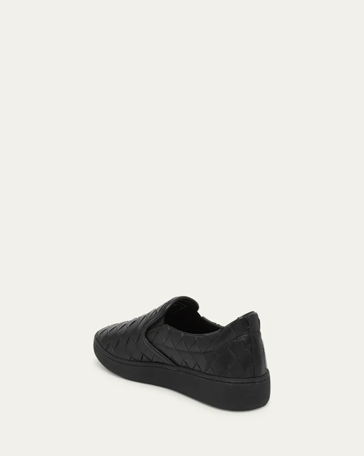 Men's Sawyer Intrecciato Leather Slip-On Sneakers - Image 9